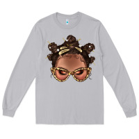 Moon Dust Afro Bantu Knots Hairstyles Messy Bun With Clasp Bbs  2 Long Sleeve Tee - BundleAndBundleShop