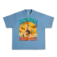 Pebble Blue naschville music city Urban Heavy Tee - NancyCooperArtShop