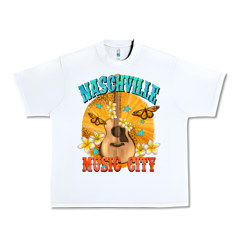 Naschville Music City Urban Heavy Tee by NancyCooperArtShop | Teevron