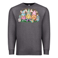 Charcoal Heather Easter Day gnomes Premium Sweatshirt - HowdyJamesFarm