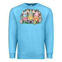 Ocean Blue Easter Day gnomes Premium Sweatshirt - HowdyJamesFarm