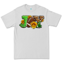 Joy With Football Ball And Sunflower Ado Premium Tee | Teevron