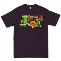 Plum joy with football ball and sunflower ado Premium Tee - AdoDesignShop