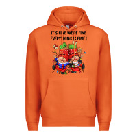 Carrot its fine were fine everything is fine Premium Hoodie - CowGirlArtShop