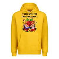 Lemon its fine were fine everything is fine Premium Hoodie - CowGirlArtShop