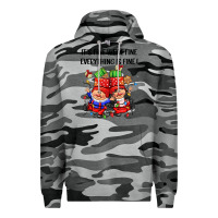 Slate Camo its fine were fine everything is fine Premium Hoodie - CowGirlArtShop