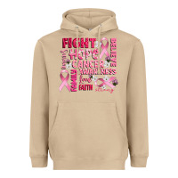 Mushroom cancer awareness fight believe hope survive Heavyweight Hoodie - CowGirlArtShop