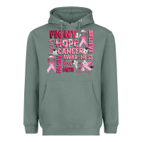 Cancer Awareness Fight Believe Hope Survive Heavyweight Hoodie | Teevron
