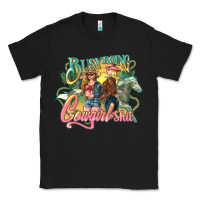 Black busy doing cowgirl Classic Tee - NancyCooperArtShop