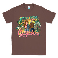 Chestnut busy doing cowgirl Classic Tee - NancyCooperArtShop