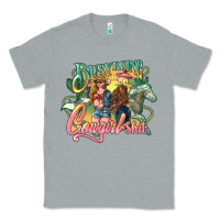 Heather Grey busy doing cowgirl Classic Tee - NancyCooperArtShop