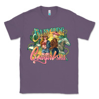 Lavender busy doing cowgirl Classic Tee - NancyCooperArtShop