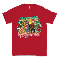Red busy doing cowgirl Classic Tee - NancyCooperArtShop