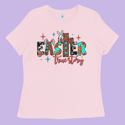 Easter True Story Ladies Tee Designed By Jahusdesignshop