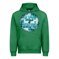 Emerald let it snow Urban Hoodie - FaDigitalArtStudio