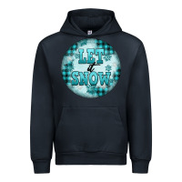 Navy let it snow Urban Hoodie - FaDigitalArtStudio