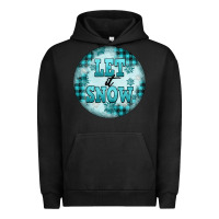 Pigment Black let it snow Urban Hoodie - FaDigitalArtStudio