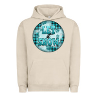 Pigment French Oak let it snow Urban Hoodie - FaDigitalArtStudio