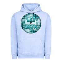 Pigment Grape Ice let it snow Urban Hoodie - FaDigitalArtStudio