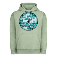 Pigment Oil Green let it snow Urban Hoodie - FaDigitalArtStudio