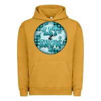 Pigment Peanut Butter let it snow Urban Hoodie - FaDigitalArtStudio