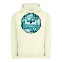 Pigment Pistachio let it snow Urban Hoodie - FaDigitalArtStudio