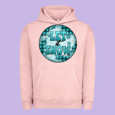 Let It Snow Urban Hoodie Designed By Fadigitalartstudio