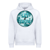 White let it snow Urban Hoodie - FaDigitalArtStudio