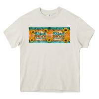 Cream Blessed mama Heavy Core Tee - Artiststas