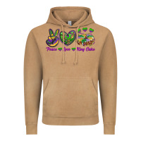 Vintage Camel peace love mardi gras king cake Vintage Hoodie - RanaPortraitStore