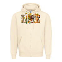 Sandshell Love Gnome Zipper Hoodie - texasbilliewilder