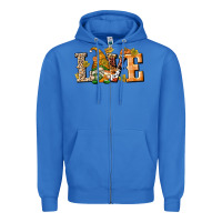 True Royal Love Gnome Zipper Hoodie - texasbilliewilder