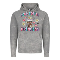 Cloud Rock iced coffee princess Vintage Hoodie - MaliasSmallBusiness