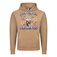 Vintage Coffee iced coffee princess Vintage Hoodie - MaliasSmallBusiness