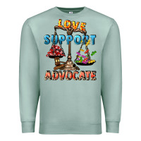 Seafoam Love support advocate Premium Sweatshirt - CowGirlArtShop