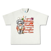 Pistachio patience a dash of kindness Urban Heavy Tee - NancyCooperArtShop