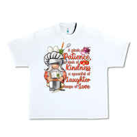 White patience a dash of kindness Urban Heavy Tee - NancyCooperArtShop