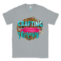 Heather Grey crafting is my therapy Classic Tee - NancyCooperArtShop
