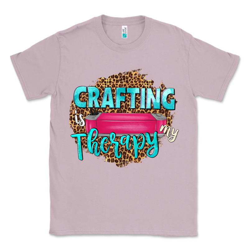 Crafting Is My Therapy Classic Tee by NancyCooperArtShop | Teevron