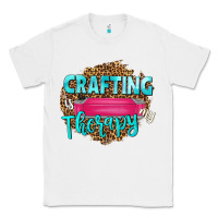 White crafting is my therapy Classic Tee - NancyCooperArtShop