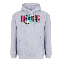 Heather Grey hope cancer awareness Heavyweight Hoodie - CowGirlArtShop