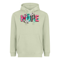 Matcha hope cancer awareness Heavyweight Hoodie - CowGirlArtShop