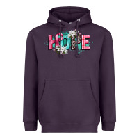 Plum hope cancer awareness Heavyweight Hoodie - CowGirlArtShop