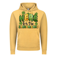 Here For The Shenanigans Vintage Hoodie | Teevron