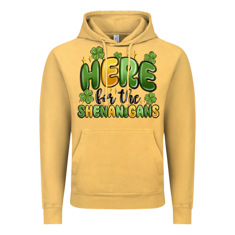 Here For The Shenanigans Vintage Hoodie by MaliasSmallBusiness | Teevron