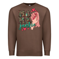 Chestnut Mama Junkie Mother's Day Premium Sweatshirt - CowGirlArtShop