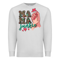 Dove Grey Mama Junkie Mother's Day Premium Sweatshirt - CowGirlArtShop