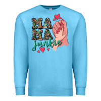 Ocean Blue Mama Junkie Mother's Day Premium Sweatshirt - CowGirlArtShop