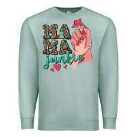 Seafoam Mama Junkie Mother's Day Premium Sweatshirt - CowGirlArtShop