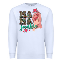 White Mama Junkie Mother's Day Premium Sweatshirt - CowGirlArtShop